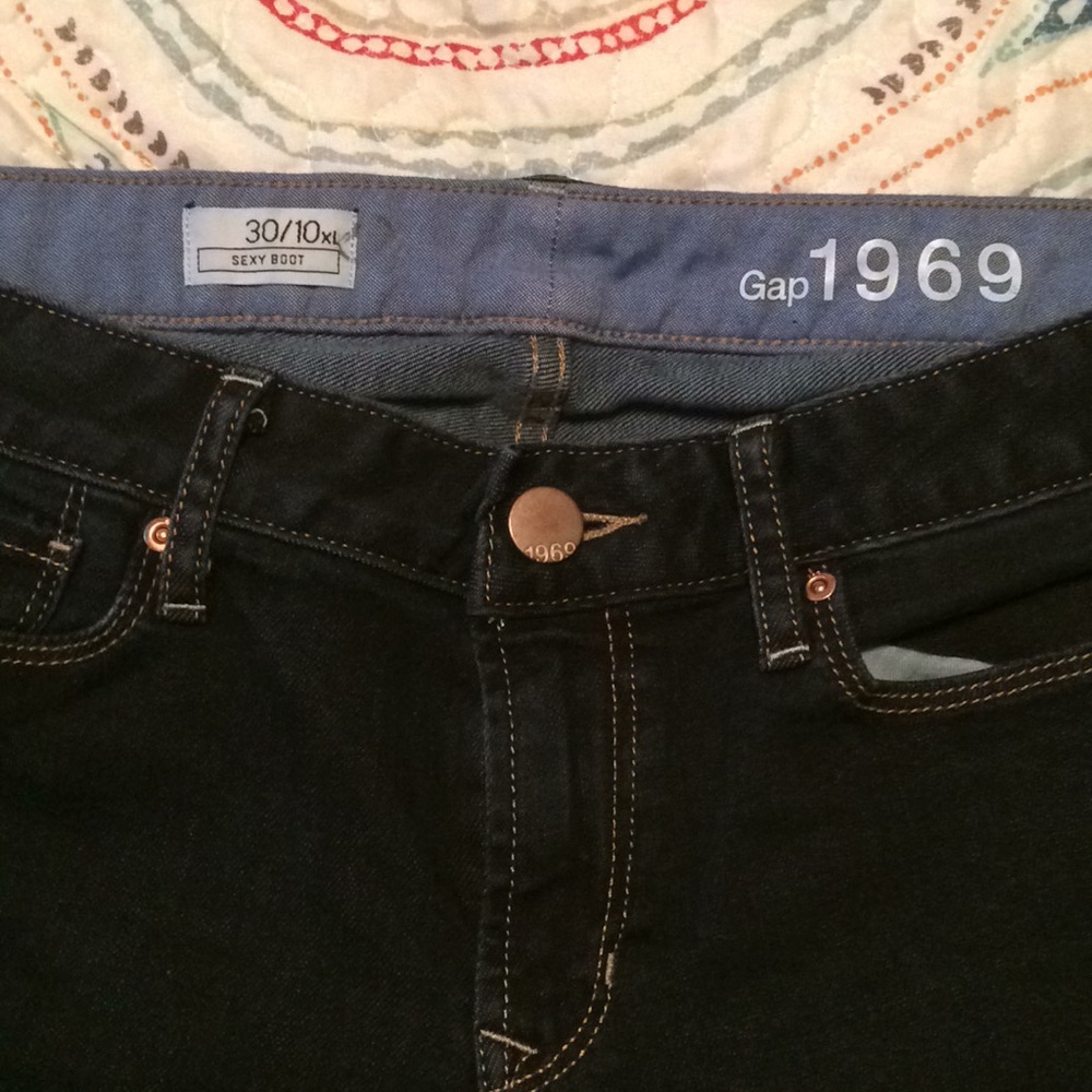 Gap SEXY BOOT 30/10 XL DARK DENIM